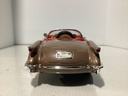 1:18 Mira Solido Chevrolet Corvette 1953 Brown on Red Junk Yard Parts Car image