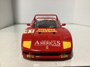 1:18 Burago 1987 Ferrari F40 Philippe Charriol #41 Red on Grey (stickers on top) image