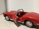 1:18 ERTL 1962 Chevrolet Corvette Red on Red (missing mirror on left side) image