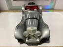 1:18 Burago 1937 Jaguar SS 100 Grey on Red (no windshield) image