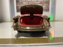 1:18 SOLIDO 1953 CHEVROLET CORVETTE BROWN ON RED CONVERTIBLE image
