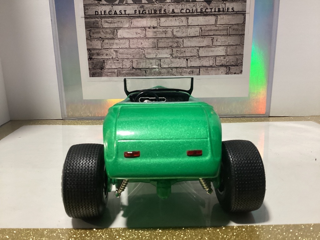 1:18 ERTL Ford Coupe Green w/ Flames Convertible image
