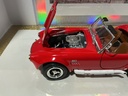 1:18 FASTEST 1965 Shelby Cobra 427 Red on Brown image