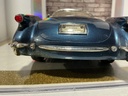 1:18 MIRA 1954 CORVETTE CHEVROLET BLUE ON TAN [SPOTS ON PAINT, CHROME MISSING] image