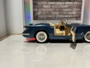 1:18 MIRA 1954 CORVETTE CHEVROLET BLUE ON TAN [SPOTS ON PAINT, CHROME MISSING] image