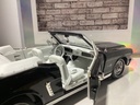 1:18 Motor Max 1964 1/2 Ford Mustang Black on White (molding broken) image