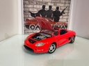 1:18 MAISTO FORD MUSTANG MACH 3 RED ON BLACK  (NO MIRRORS) image