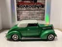1:18 Road Legends 1937 Ford Convertible Green + Cream on Grey + Green image