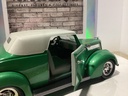 1:18 Road Legends 1937 Ford Convertible Green + Cream on Grey + Green image