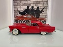 1:18 REVELL 1955 THUNDERBIRD RED ON RED JUNK YARD PARTS CAR image