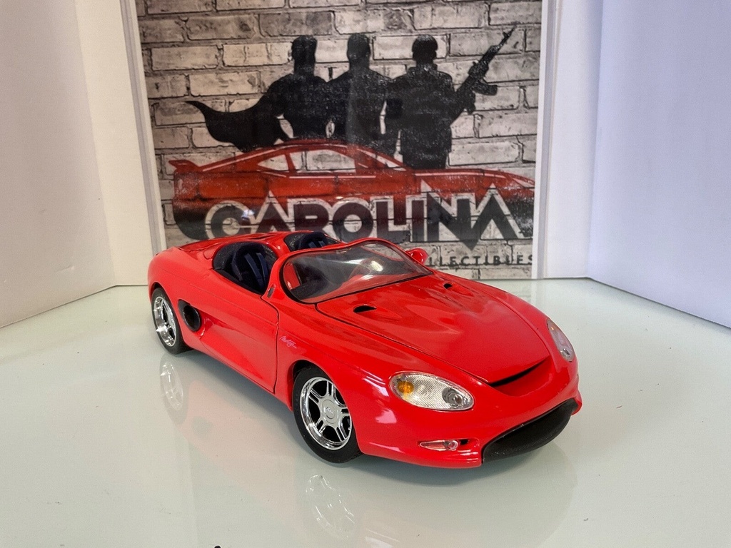 1:18 MAISTO MUSTANG MACH III MISSING MIRROR KNICKS ON PAINT image