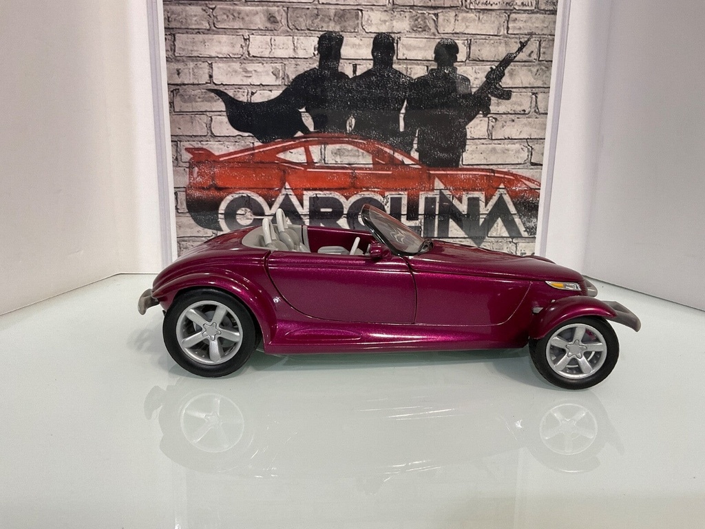 1:18 ERTL PLYMOUTH PROWLER PURPLE OM GRAY image