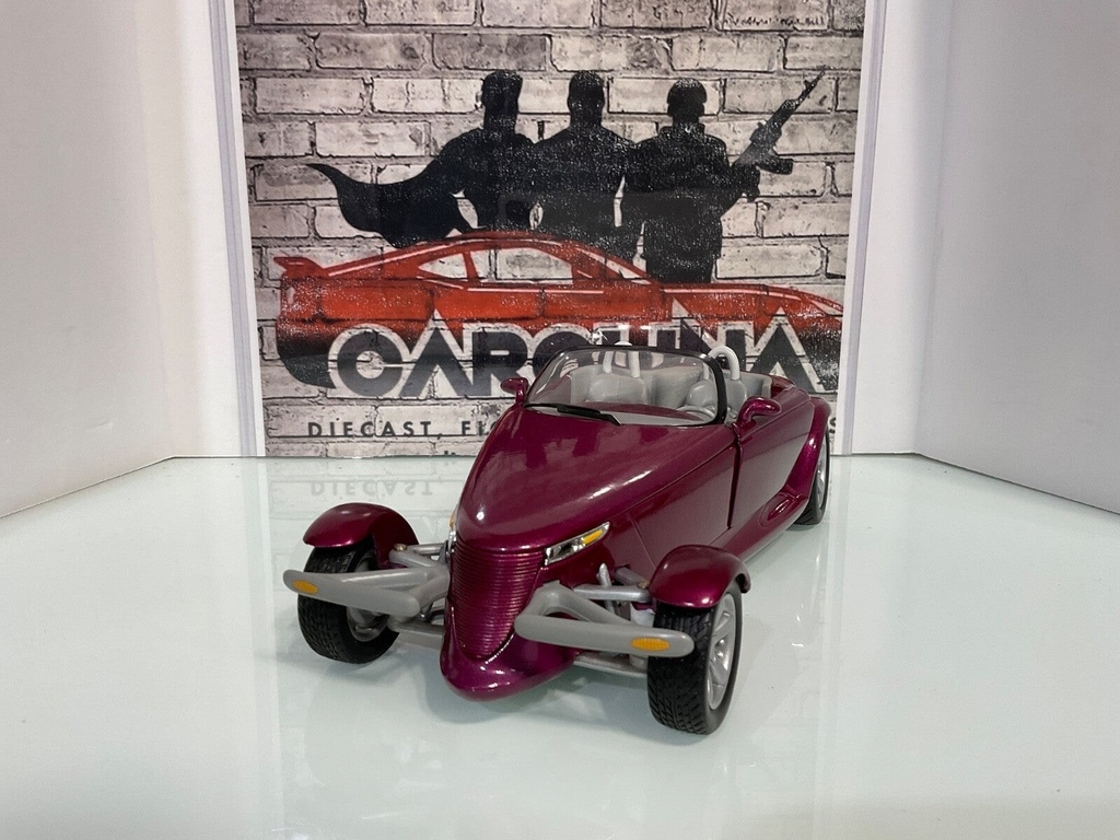 1:18 ERTL PLYMOUTH PROWLER PURPLE OM GRAY image