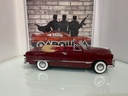 1:18 MIRA 1949 FORD ESCALA *MISSING MIRROR & SPOTS ON CHROME* BURGUNDY ON TAN image