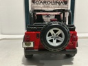 1:18 MAISTO JEEP WRANGLER RUBICON RED ON BLACK [NO BOX] image