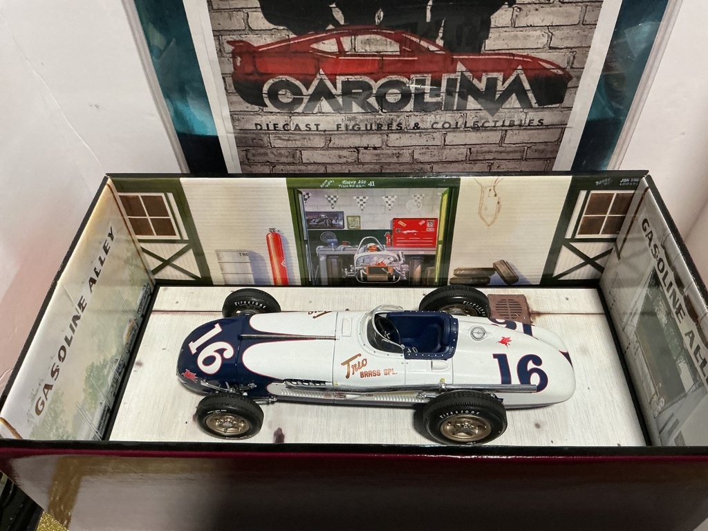 1:18 CAROUSEL1 1955 INDIANAPOLIS 500 - #16 JOHNNIE PARSONS/TRIO BRASS SPECIAL image