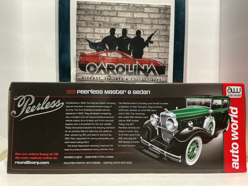 1:18 AUTO WORLD- 1931 PEERLESS MASTER 8 SEDAN image