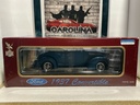 1:18 ROAD LEGENDS - FORD 1937 CONVERTIBLE [BLUE][SCUFF MARKS ON PLASTIC] image