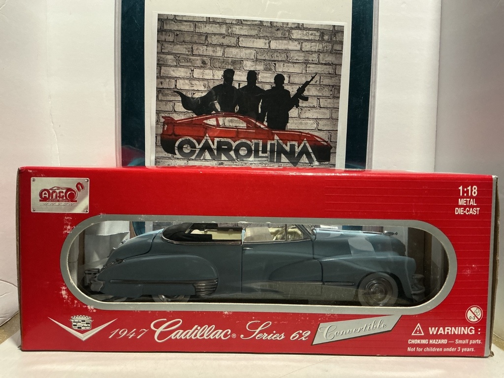 1:18 ANSON- 1947 CADILLAC SERIES 62 CONVERTIBLE image