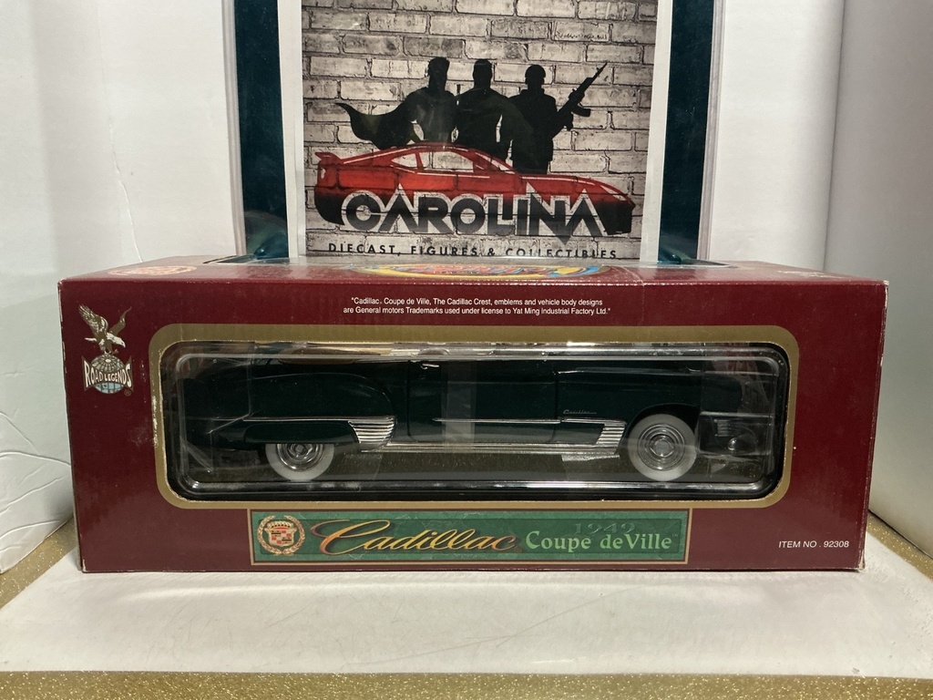 1:18 ROAD LEGENDS - 1949 CADILLAC COUPE DEVILLE [DARK GREEN] image