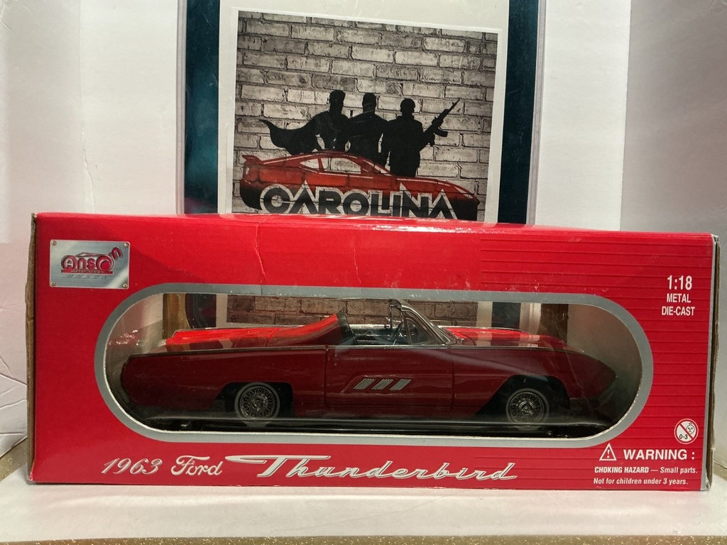 1:18 ANSON- 1963 FORD THUNDERBIRD image
