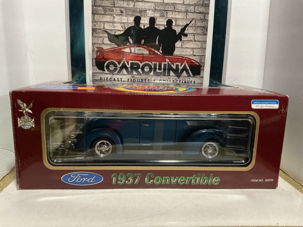 1:18 ROAD LEGENDS FORD 1937 CONVERTIBLE [SCUFF MARKS PLASTIC/BOX] image