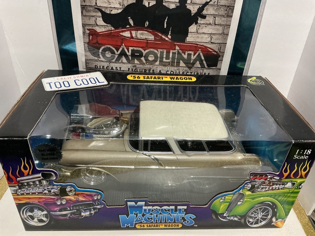 1:18 MUSCLE MACHINES- ‘56 SAFARI WAGON image