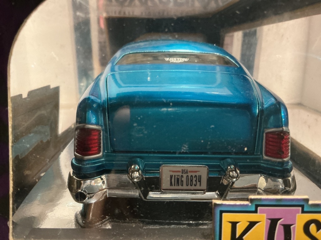 1:18 JADA TOYS - KUSTOM KINGS - 1951 MERCURY [BLUE] [RASH ON THE DOOR] image