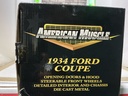 1:18 ERTL AMERICAN MUSCLE - 1934 FORD COUPE LIMITED EDITION [RED] image