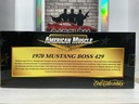 1:18 ERTL AMERICAN MUSCLE - 1970 MUSTANG BOSS 429 [BLACK W/FIRE] image