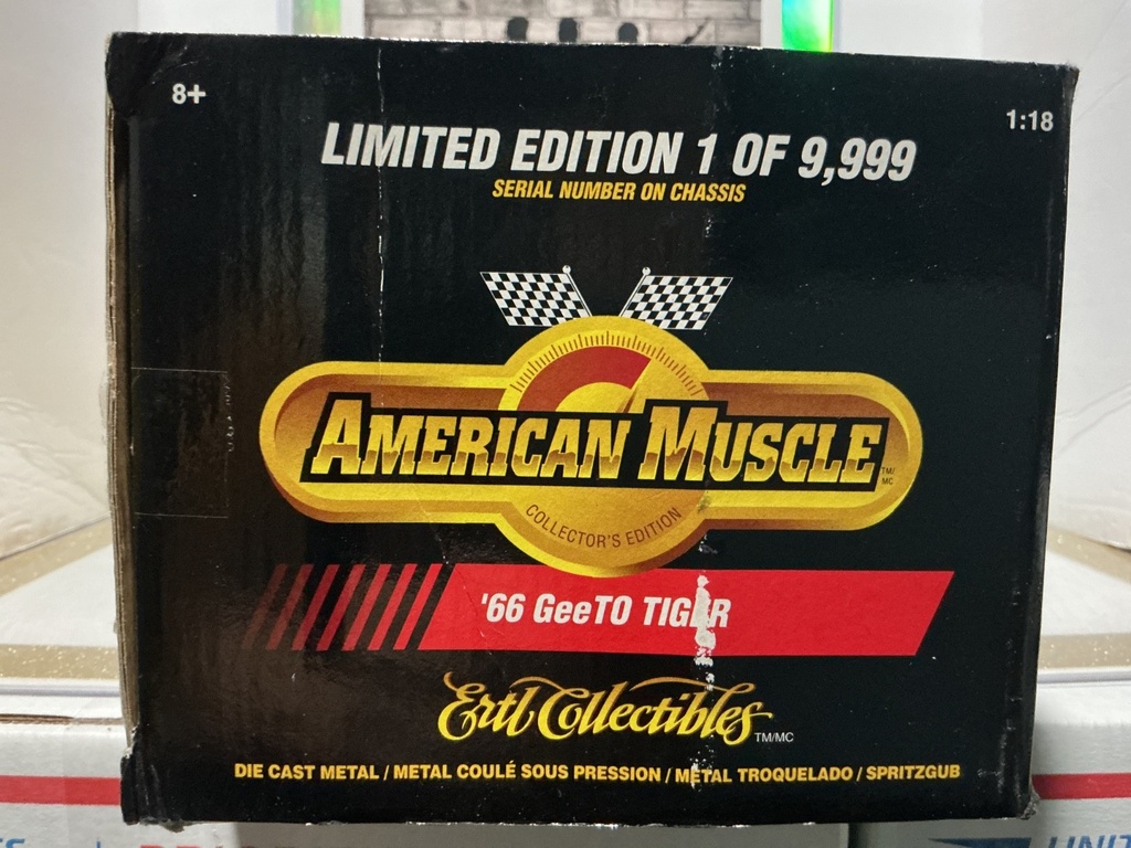 1:18 ERTL AMERICAN MUSCLE ‘66 GEETO TIGER - LIMITED EDITION - 1 OF 9,999 image