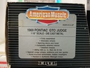 1:18 ERTL 1969 PONTIAC GTO JUDGE BLUE ON WHITE image