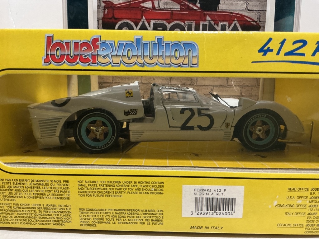 1:18 [TOP BROKEN OFF] JOUEF EVOLUTION - FERRARI 412P N.25 N.A.R.T. LE MANS 1967 image