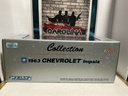 1:18 WELLY - DIECAST METAL - 1963 CHEVROLET IMPALA [RED ON RED/SILVER] image