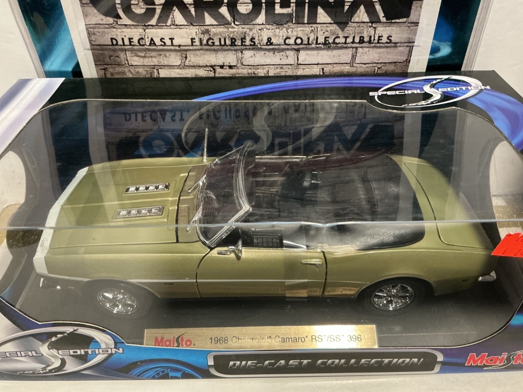 1:18 MAISTO SPECIAL EDITION - 1968 CHEVROLET CAMARO RS/SS 396 [GREEN/BLACK] image