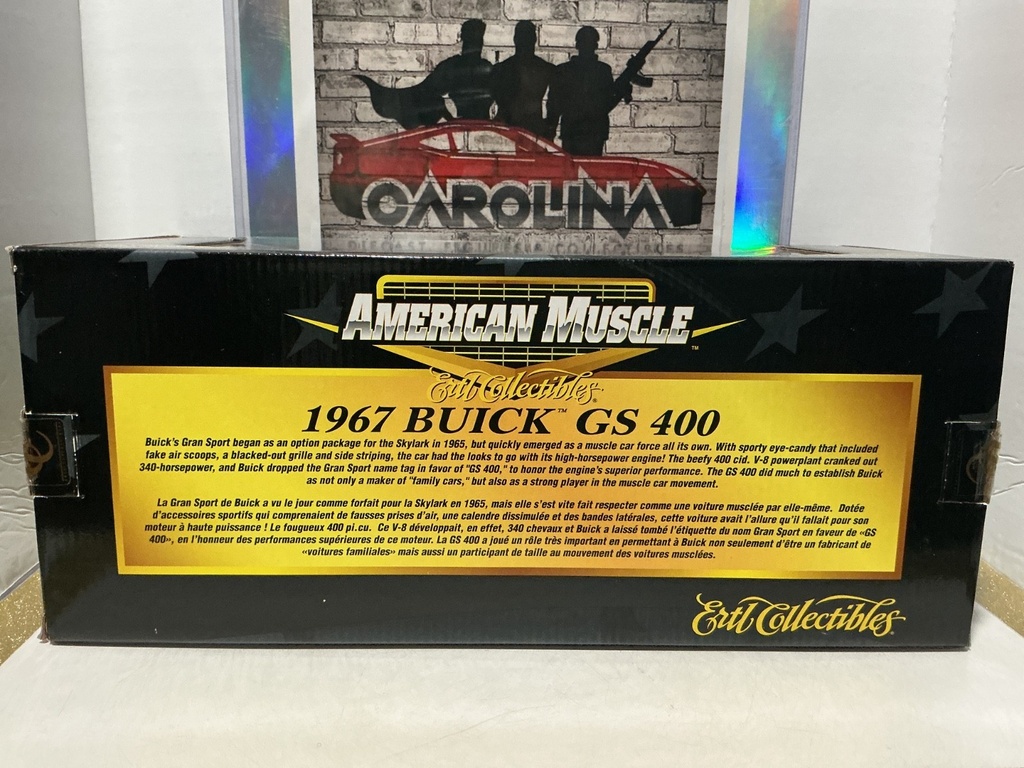 1:18 ERTL  AMERICAN MUSCLE 1967 BUICK GS 400 [BLACK] image