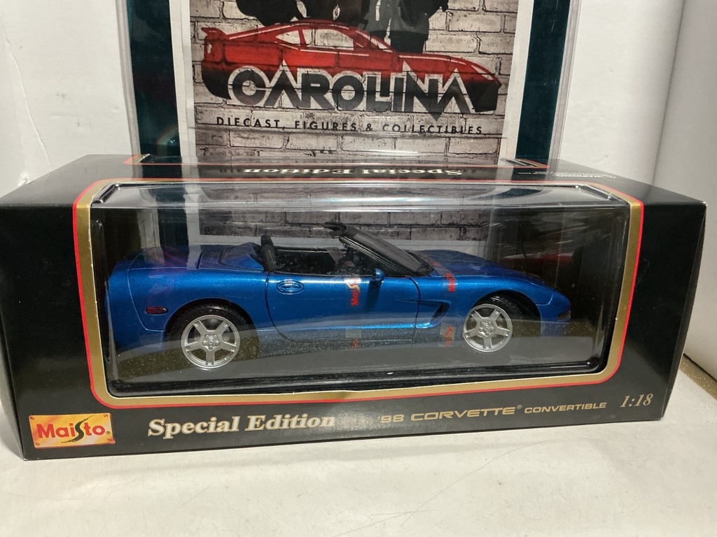 1:18 MAISTO SPECIAL EDITION - ‘98 CORVETTE CONVERTIBLE (BLUE/BLACK) image