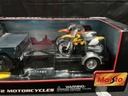 1:18 MAISTO 4+2+2 Hummer (Hard-Top) W/ KTM 520SX - SUZUKI RM250 image