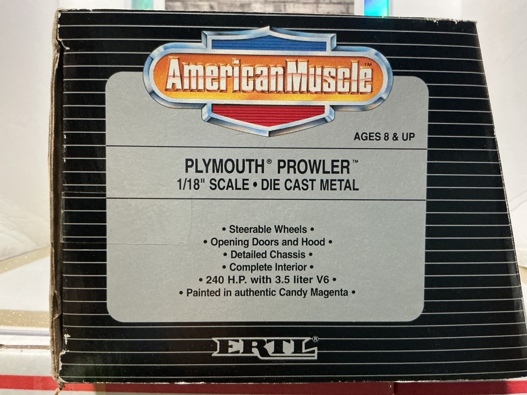 1:18 ERTL PLYMOUTH PROWLER [PURPLE ON GRAY] image