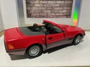 1:18 ROAD TOUGH MERCEDES-BENZ 500SL  RED ON GRAY CONVERTIBLE image