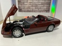 1:18 MAISTO 1992 CORVETTE ZR-1 BURGUNDY ON BURGUNDY image