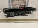 1:18 EXACT DETAIL 1965 EL CAMINO BLACK SLIGHT RASH ON HOOD image