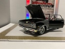 1:18 EXACT DETAIL 1965 EL CAMINO BLACK SLIGHT RASH ON HOOD image