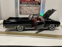 1:18 EXACT DETAIL 1965 EL CAMINO BLACK SLIGHT RASH ON HOOD image