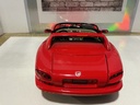 1:18 BURAGO DODGE VIPER RT/10 RED ON BLACK CONVERTIBLE image