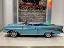 1:18 MOTORMAX 1958 CHEVY BEL LIGH BLUE/DARK BLUE CONVERTIBLE image