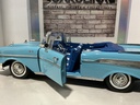 1:18 MOTORMAX 1958 CHEVY BEL LIGH BLUE/DARK BLUE CONVERTIBLE image