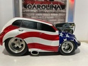 1:18 MUSCLE MACHINES 2000 CHRYSLER PT CRUISER STARS & STRIPES image