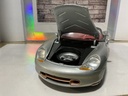 1:18 MAISTO PORSCHE BOXSTER SILVER GRAY ON RED image
