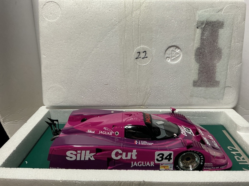 1:18 AB MODELS JAGUAR XJR 12 #34 CAR - 22 OF 50 MADE image